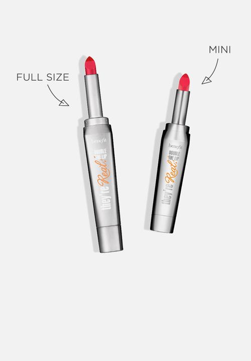 Benefit Cosmetics - They're Real! Double The Lip Mini - Lusty Rose