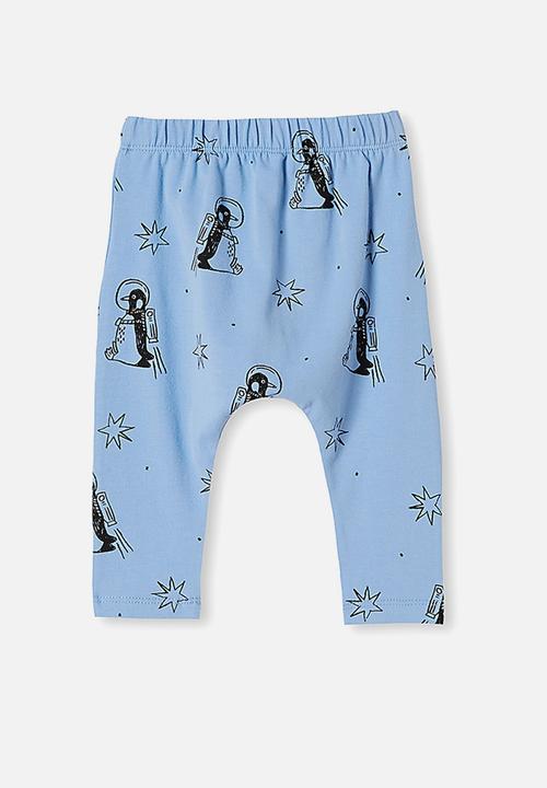 Cotton On - The legging - powder puff blue/penguin astronaut