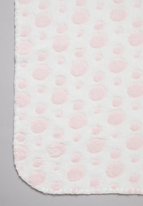 Pop Candy - Baby blanket - pink & white