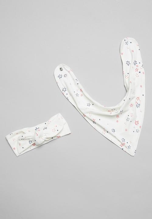 Cotton On - Bundle romper, legging, headband & bib - multi