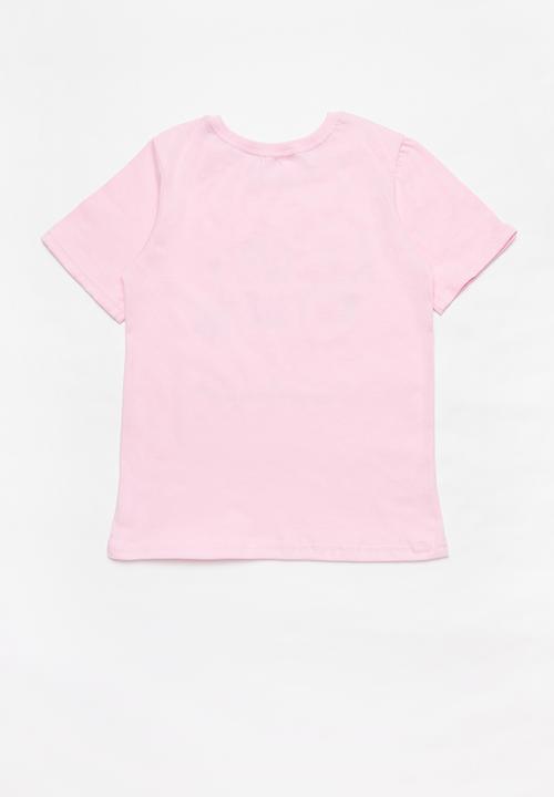 Pop Candy - Girls 2 pack tees - blue & pink