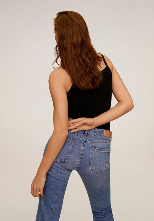 MANGO - Shirt lillian - black