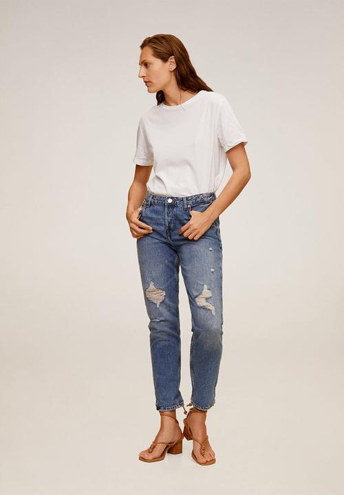 MANGO - T-shirt boy - white