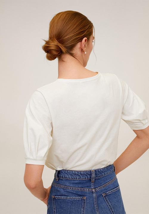 MANGO - T-shirt vicky - white