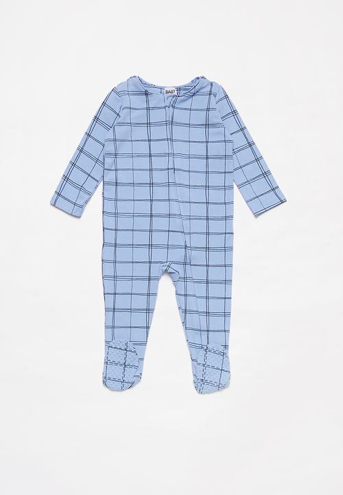 Cotton On - 3 Pack long sleeve zip romper - blue & yellow