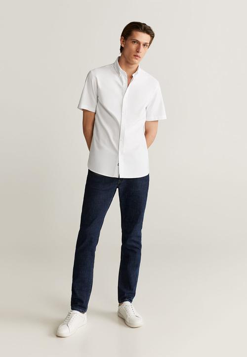 MANGO - Oxfi shirt - white