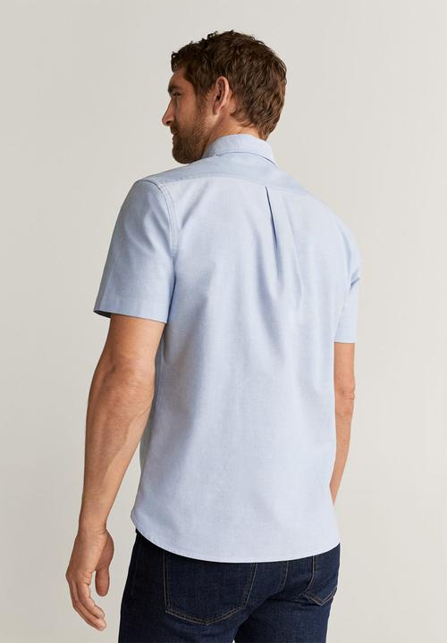 MANGO - Oxfi shirt - blue