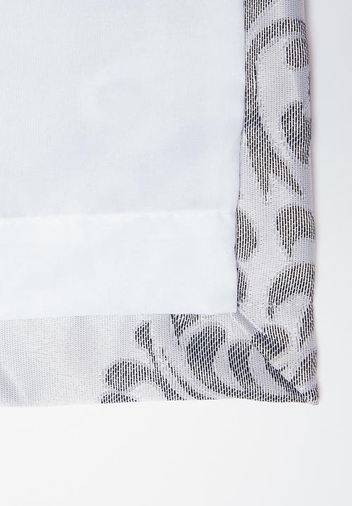 Sixth Floor - Taped lined woven jacquard curtain - grey
