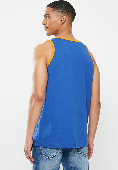 DC - Star vest - blue & orange 