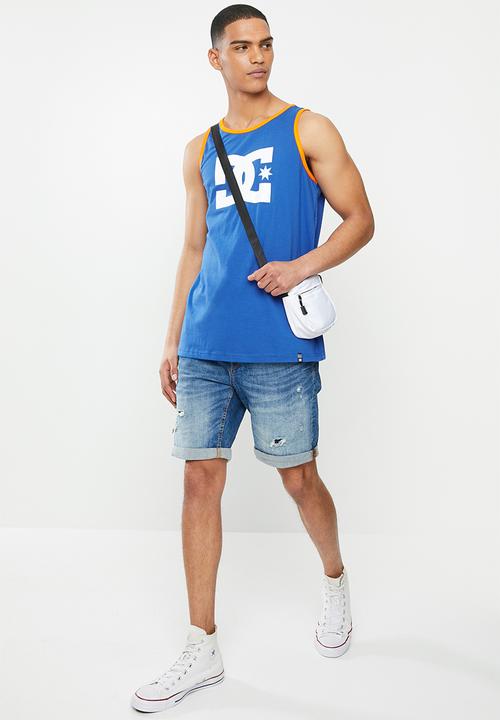 DC - Star vest - blue & orange 