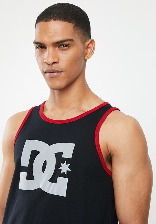 DC - Star vest - black & red 
