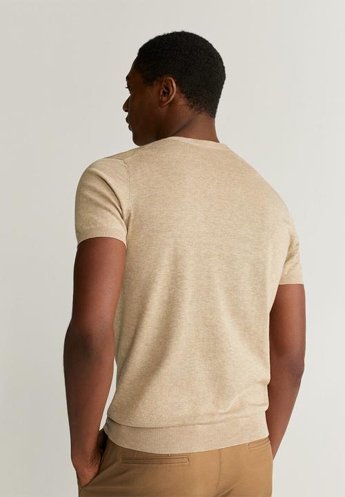MANGO - Andrew sweater - light beige