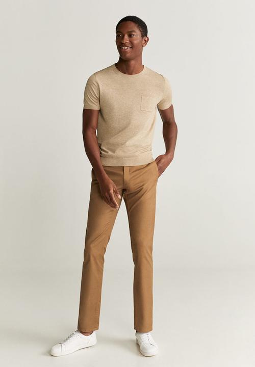 MANGO - Andrew sweater - light beige