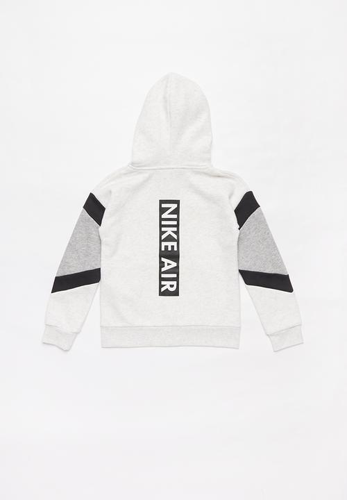 Nike - Nike boys nike air fz hoodie - grey