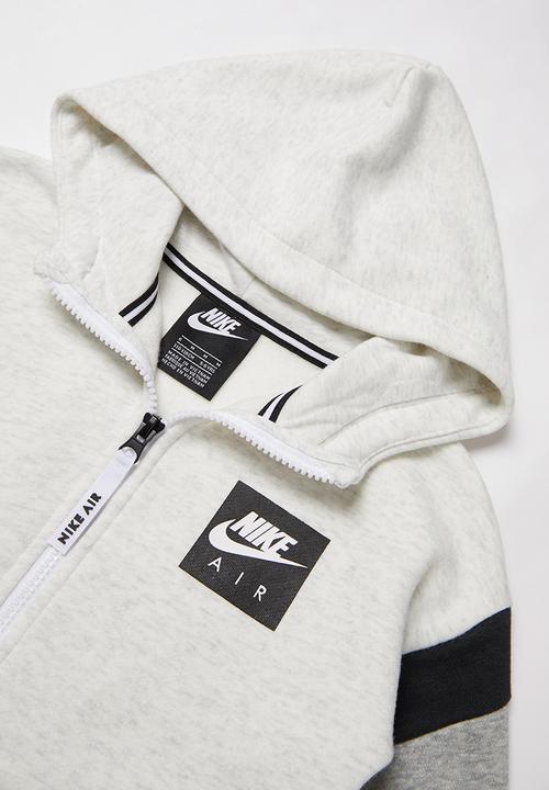 Nike - Nike boys nike air fz hoodie - grey