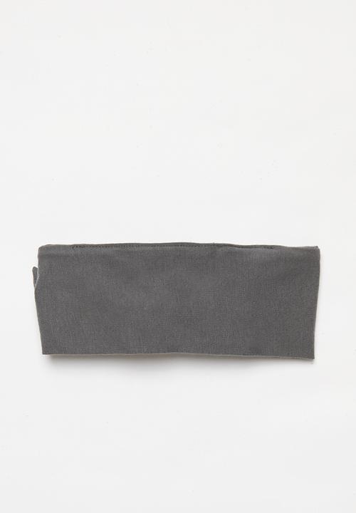 Cotton On - 3 Pack tie headband - red bricks/stone green/graphite grey