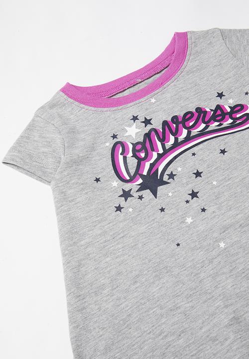 Converse - Converse star chuck patch leg set - grey & pink