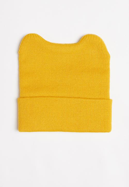 Pop Candy - Novelty beanie - mustard