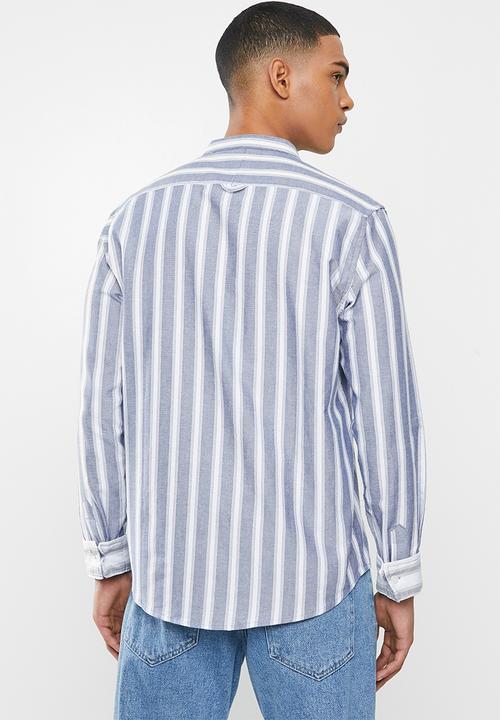 Brave Soul - Raffael shirts - blue & white 
