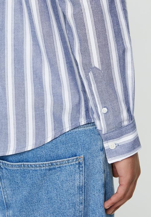 Brave Soul - Raffael shirts - blue & white 