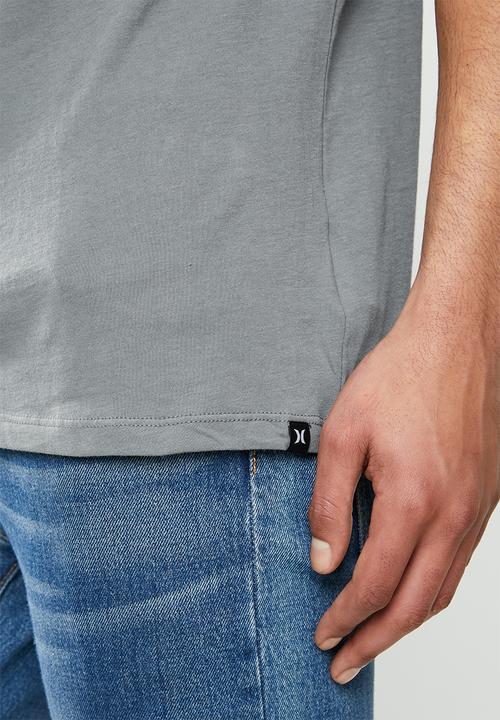Hurley - Solid short sleeve tee - smoke grey