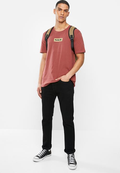 Hurley - Small box tee - cedar