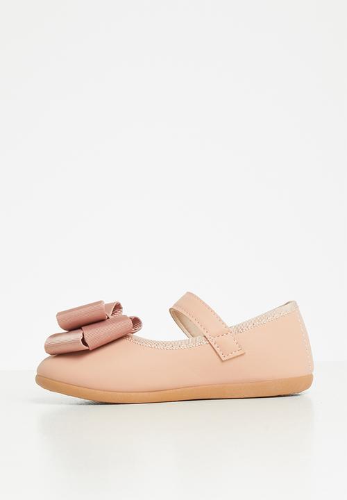Pop Candy - Girls bow strap pump - pink