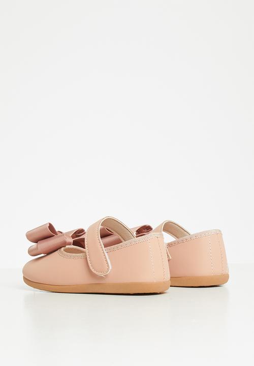 Pop Candy - Girls bow strap pump - pink