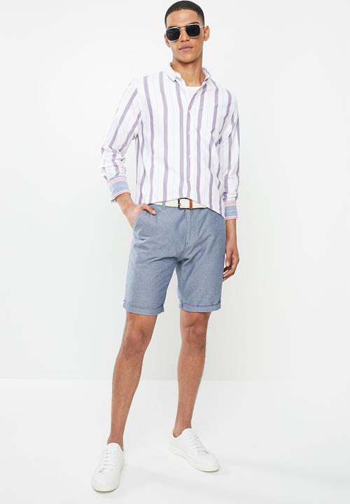 Brave Soul - Cantley shorts - blue
