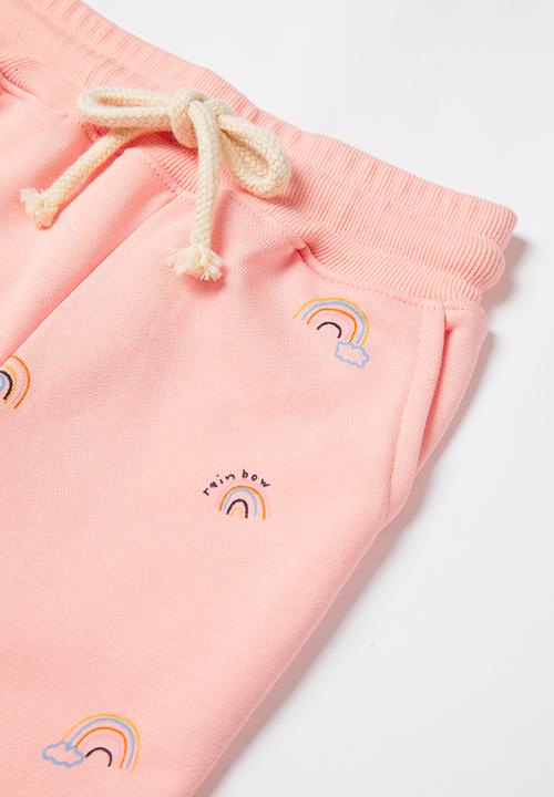 Pop Candy - Girls printed joggers - pink