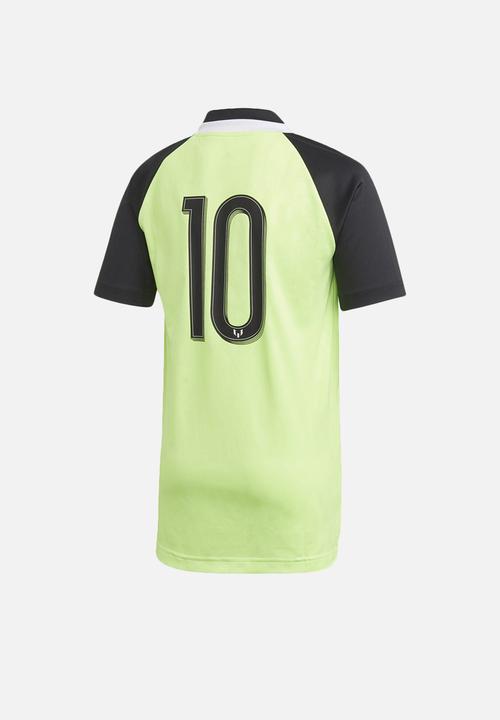 adidas Originals - Messi icon jersey - signal green & black