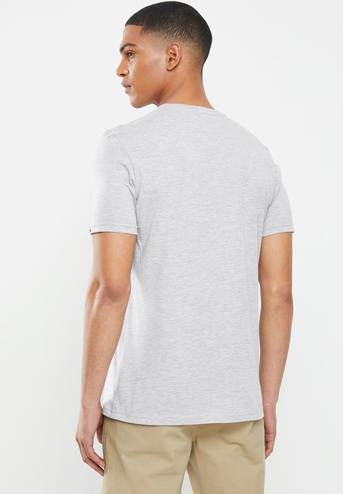 Original Penguin - Embroidered T-shirt  - grey