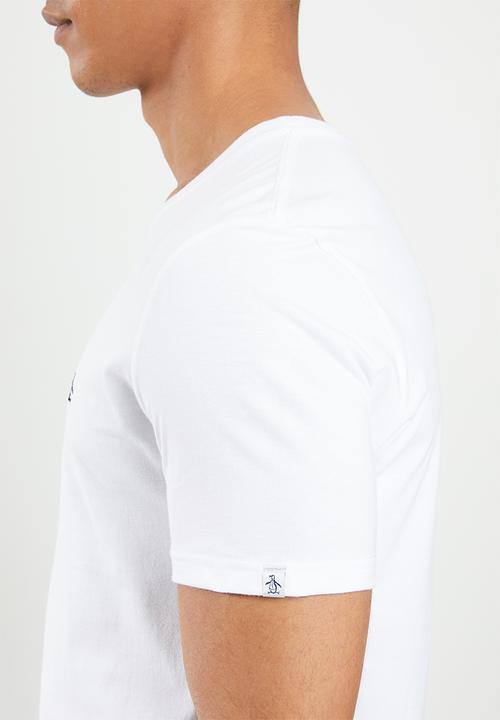 Original Penguin - Embroidered T-shirt - white