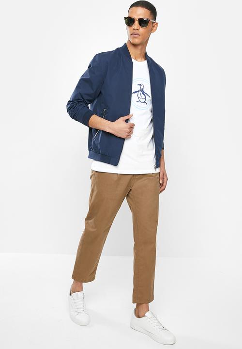 Original Penguin - Circle logo T-shirt -  white