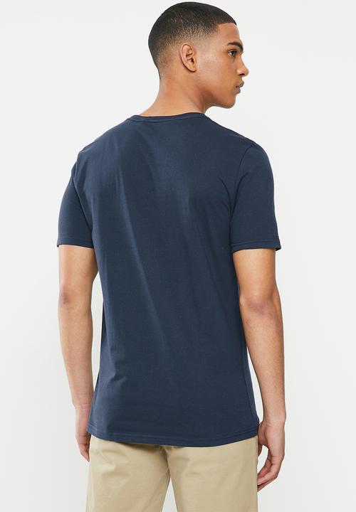 Original Penguin - Circle logo T-shirt - navy