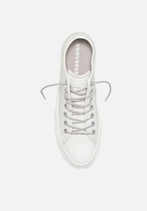 Converse - Chuck Taylor All Star Limo leather ox - white 