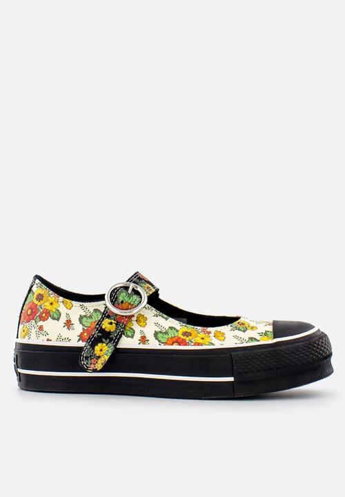 converse floral mary jane shoes