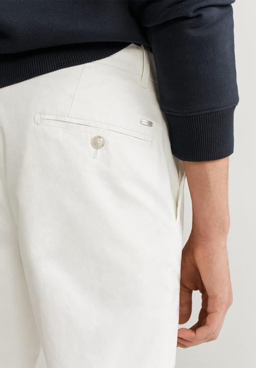 MANGO - Dublin6 trousers - neutral 