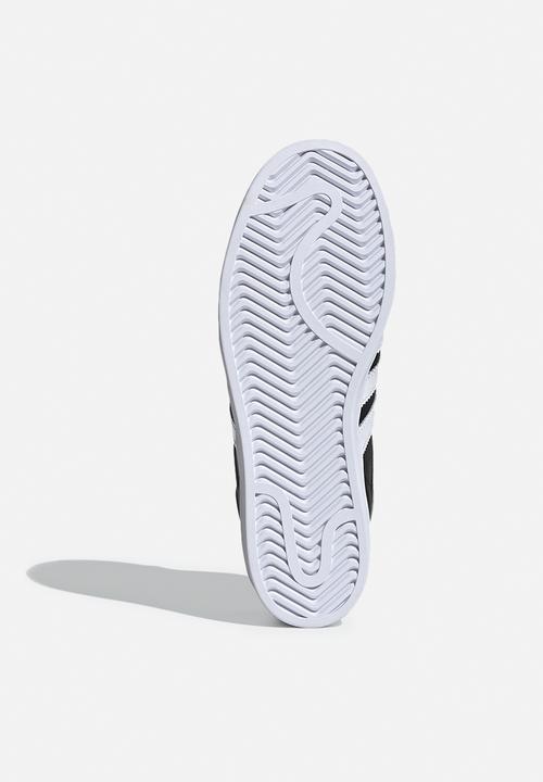 adidas Originals - Superstar plateau - black / white