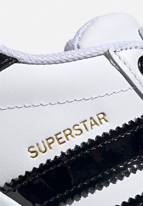 adidas Originals - Superstar plateau - white / black