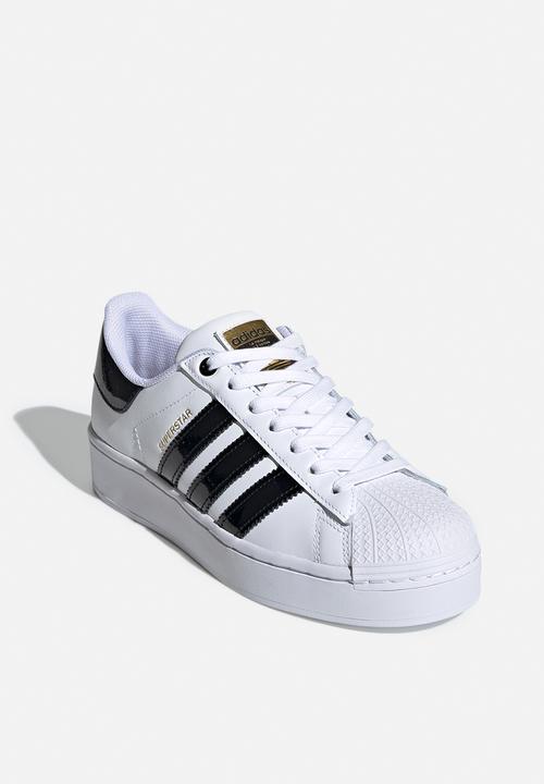 adidas Originals - Superstar plateau - white / black