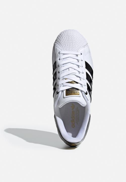 adidas Originals - Superstar plateau - white / black