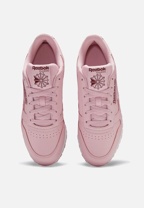 Reebok Classic - Cl lthr - classic pink/white/merlot