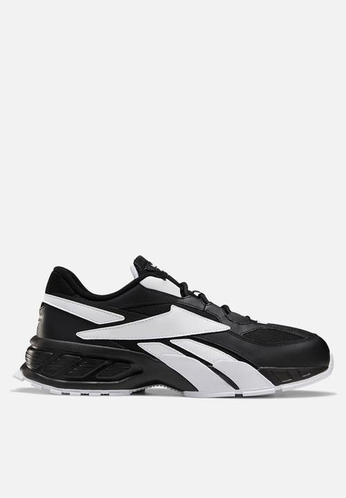 reebok shoes black white