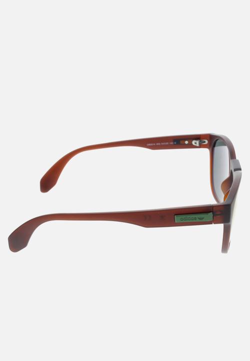 adidas Originals Sun - Adidas  or0014 46q sunglasses - light brown/green mirror