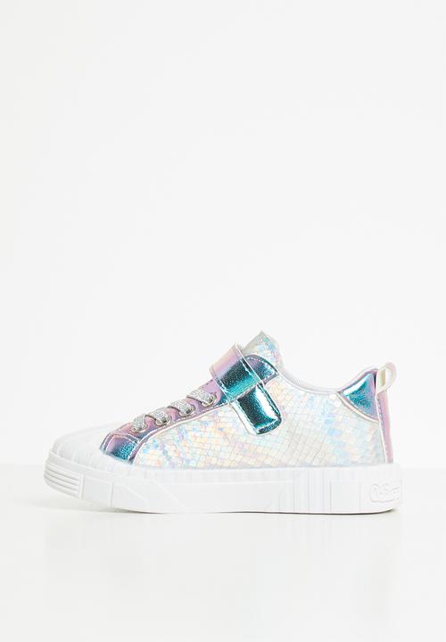 Pop Candy - Girls metallic sneaker - silver