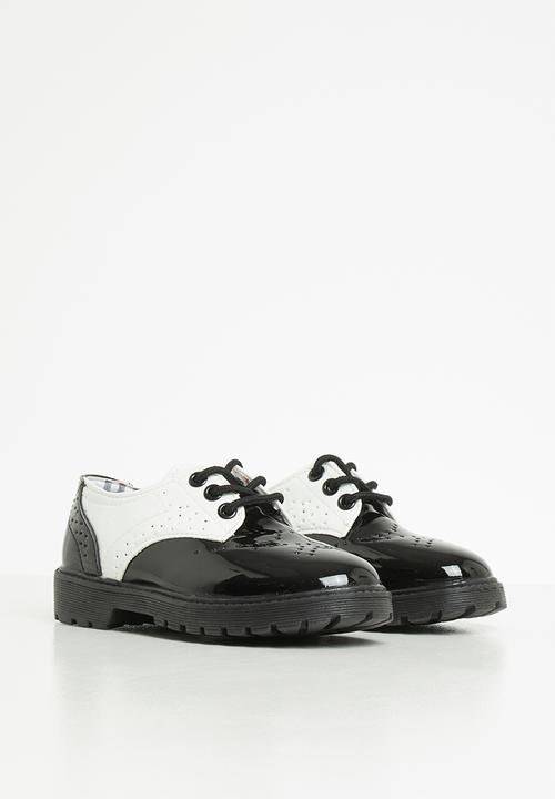 Pop Candy - Brogues - black & white