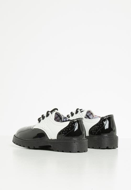 Pop Candy - Brogues - black & white