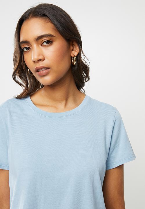 Cotton On - The one crew tee - blue