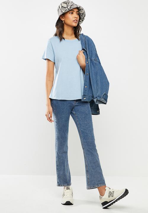 Cotton On - The one crew tee - blue
